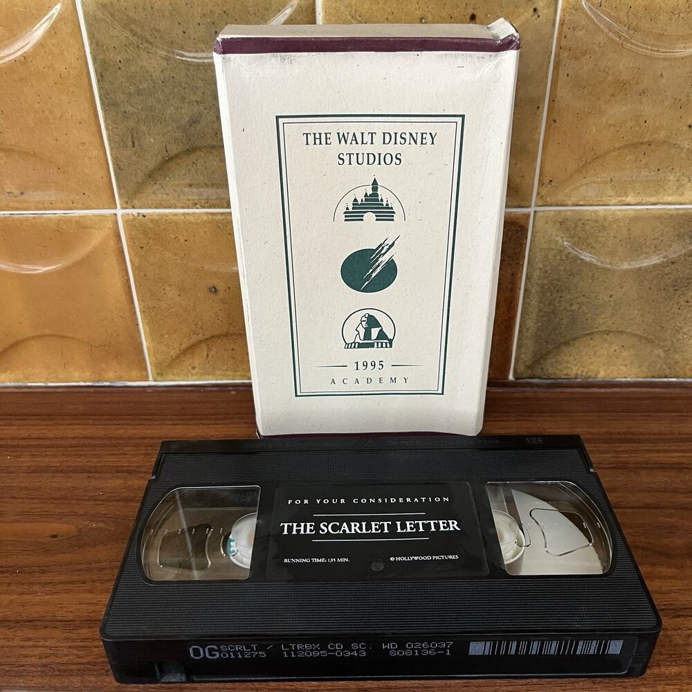 The Scarlet Letter VHS 1995 Screener FYC